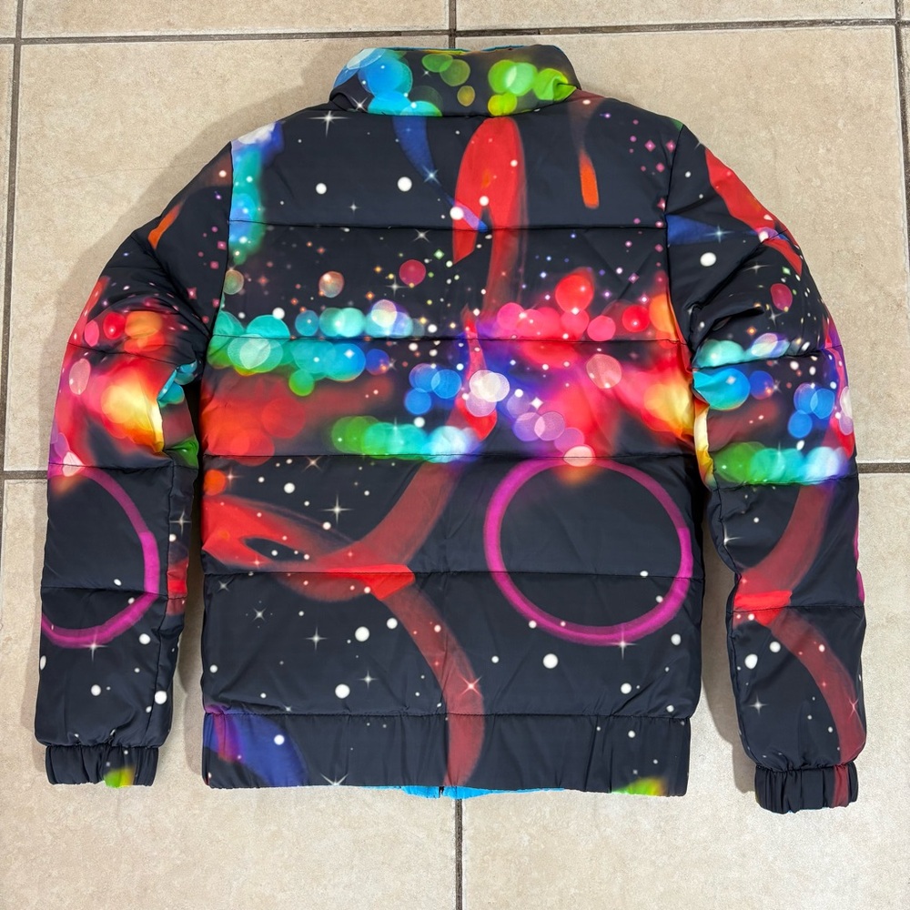 Swagger Reversible Galaxy Puffer Jacket Size Small - Picture 2 of 7
